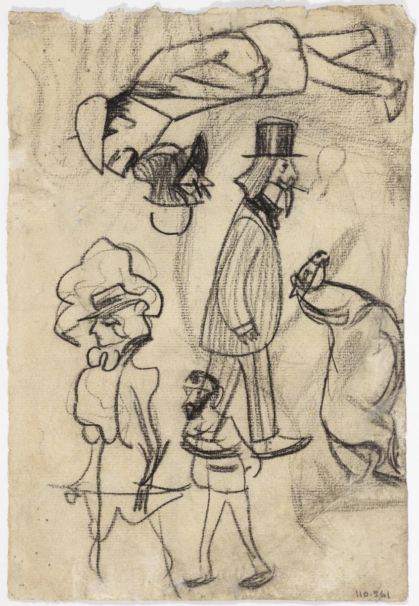 Caricaturas y caballo