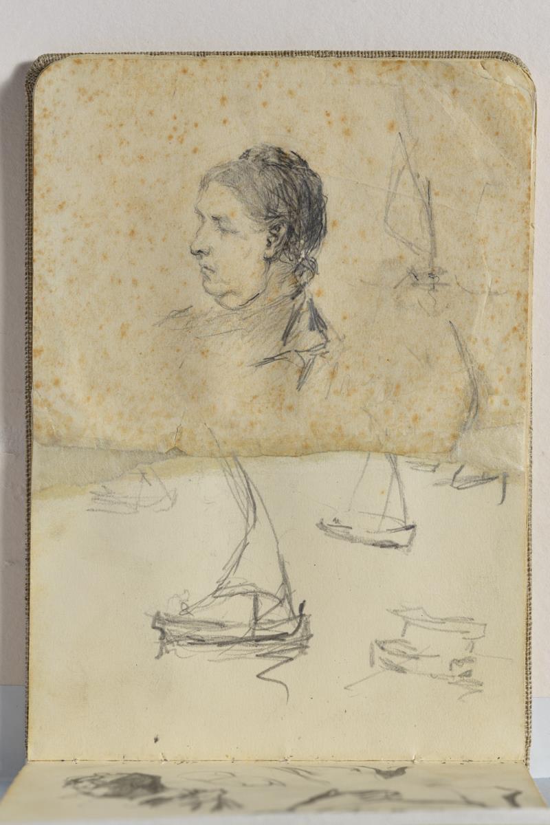 L'àvia de l'artista i velers