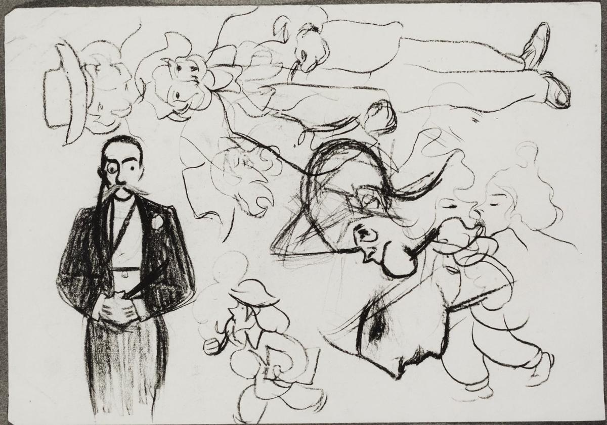 Bocetos y caricaturas