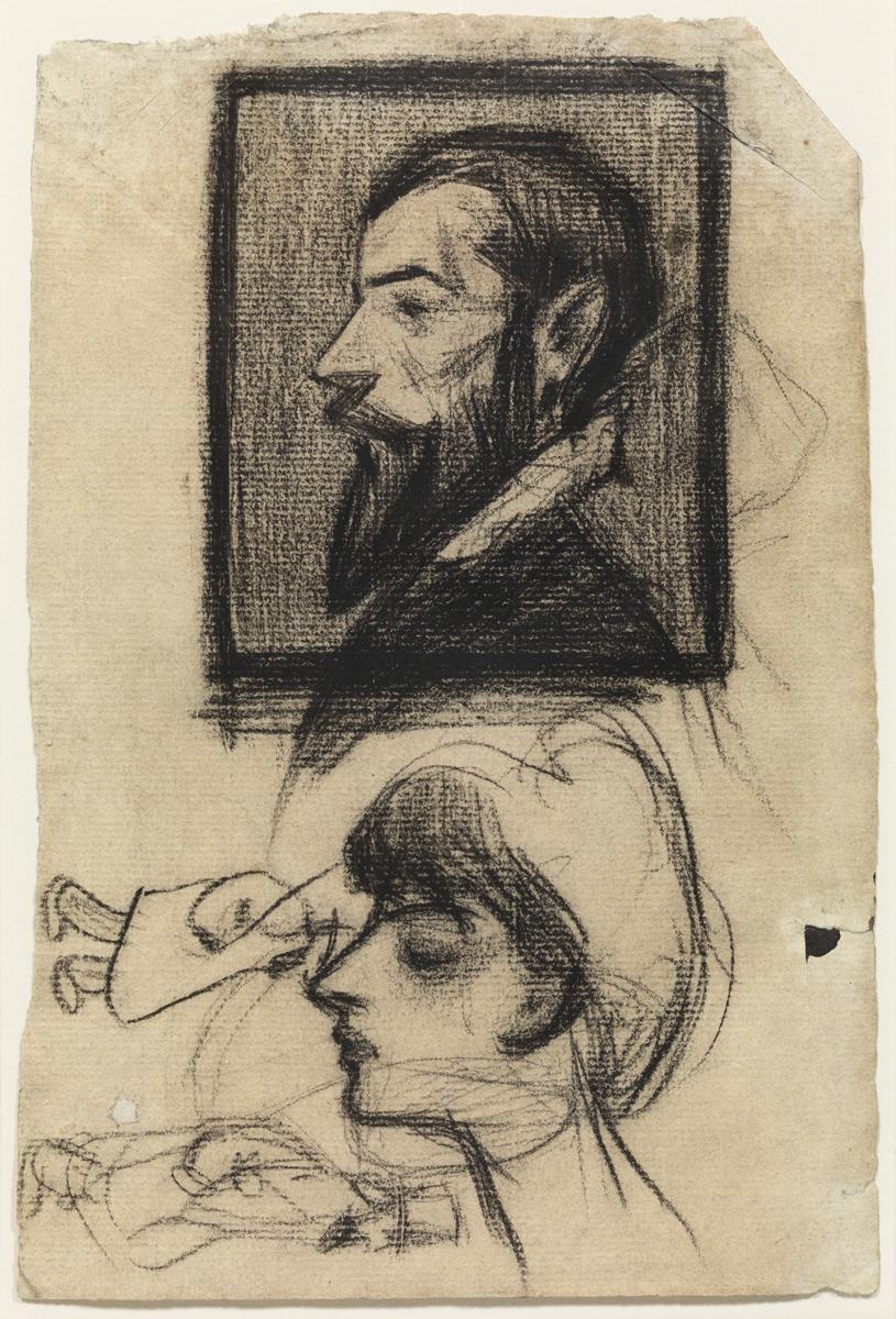Head of a Man, after El Greco, and Other Sketches