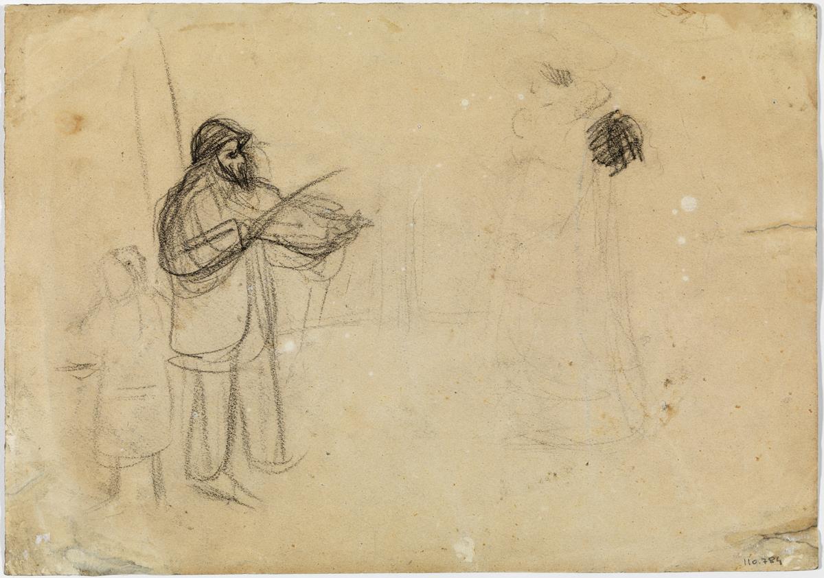 Sketch for "The Street Violinist"