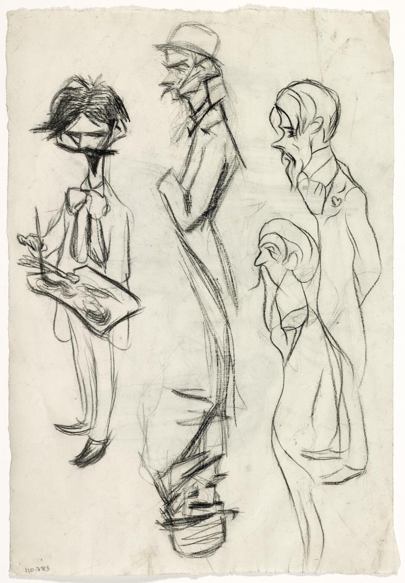 Caricaturas de personajes diversos