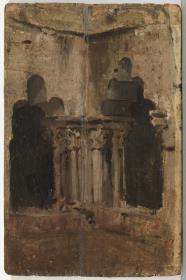Rincón del claustro de Sant Pau del Camp