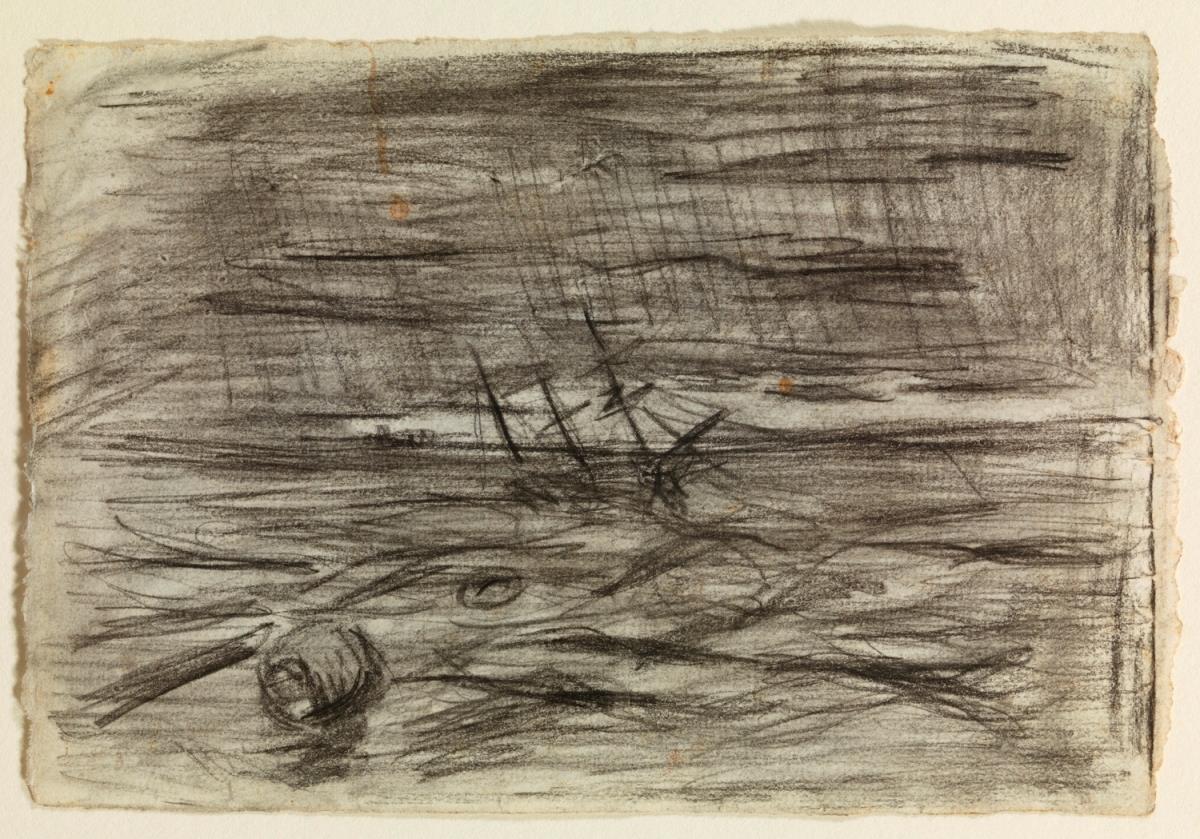 The Wreck of the Frigate "Gneisenau" in the Port of Málaga