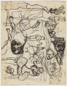 Frederic Pujulà i Vallès, y otros croquis