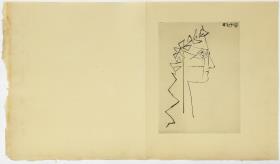 Retrato de Paul Eluard laureado