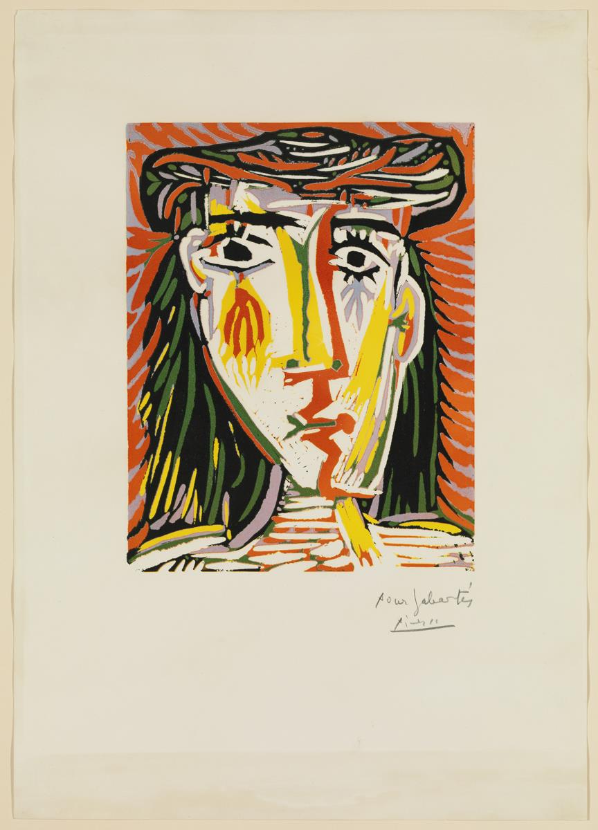 Jacqueline con sombrero de paja