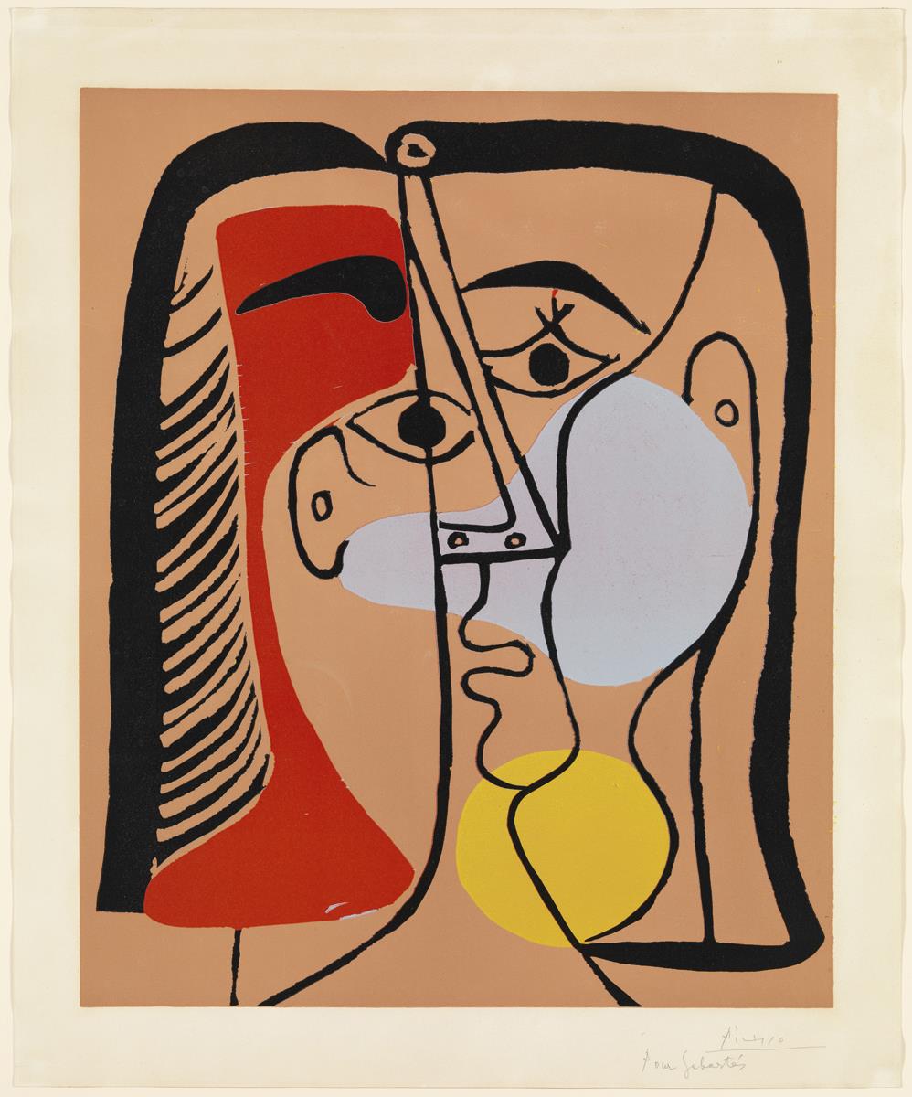 Retrato de Jacqueline con el cabello liso