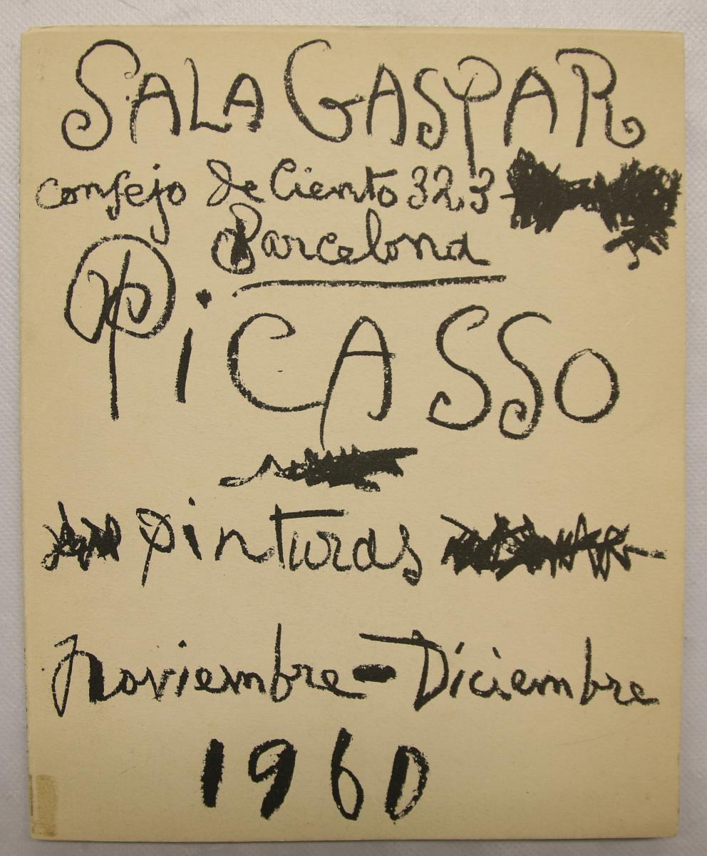 Cubierta del catálogo "Picasso. 30 cuadros inéditos. 1917-1960"