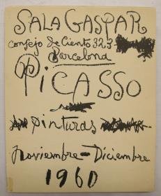 Cubierta del catálogo "Picasso. 30 cuadros inéditos. 1917-1960"