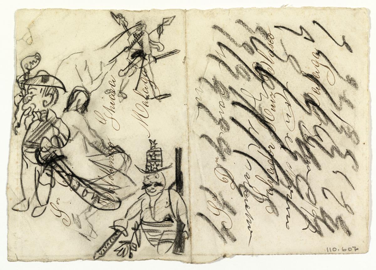 Caricature of Soldiers