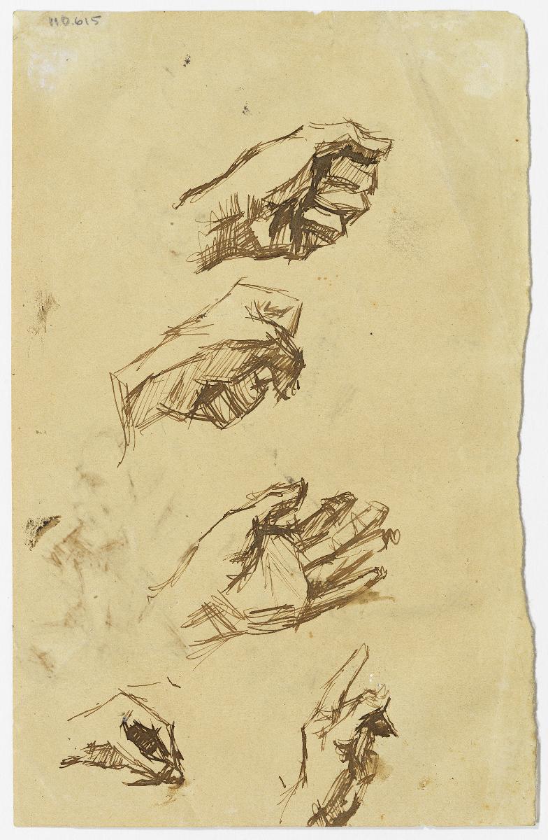 Varios estudios de manos