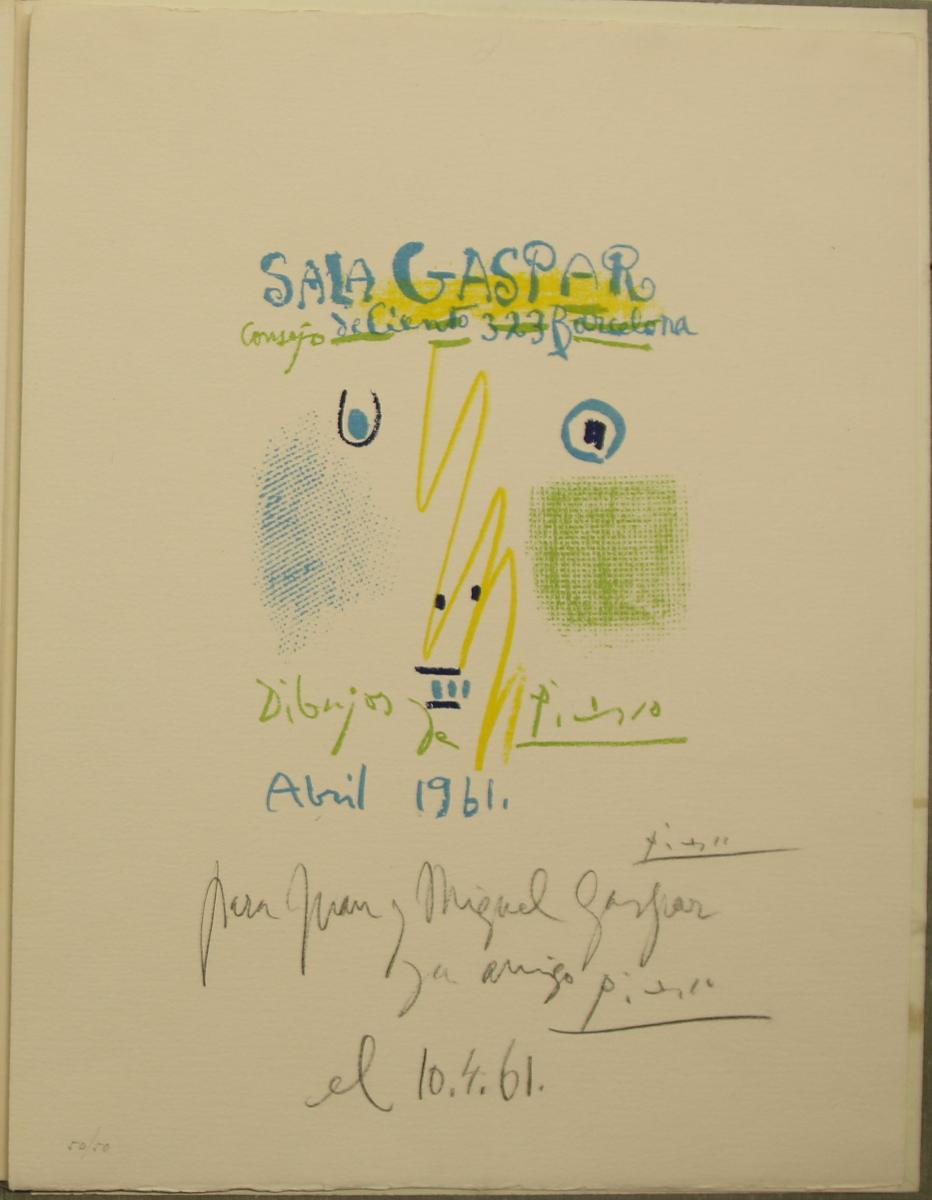 Cubierta de catálogo. Exposición de abril (Sala Gaspar, Barcelona)
