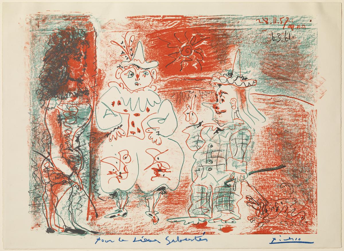 The Horsewoman and the Clowns