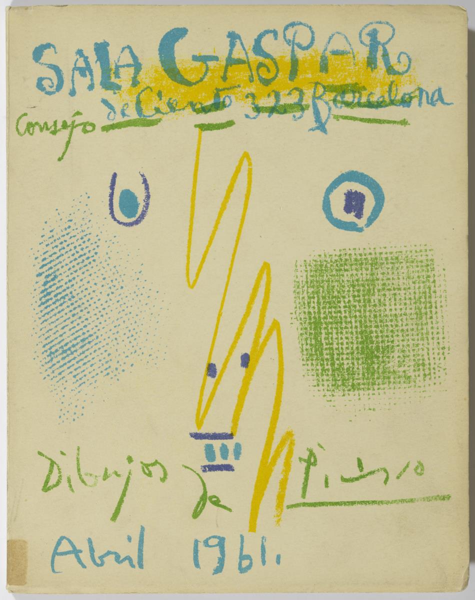 Cubierta de catálogo. Exposición de abril (Sala Gaspar, Barcelona)