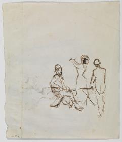 Croquis de "Entre dos fuegos"