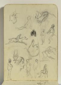 Estudio de manos y figuras