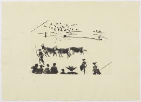 Oxen Retiring the Docile Bull