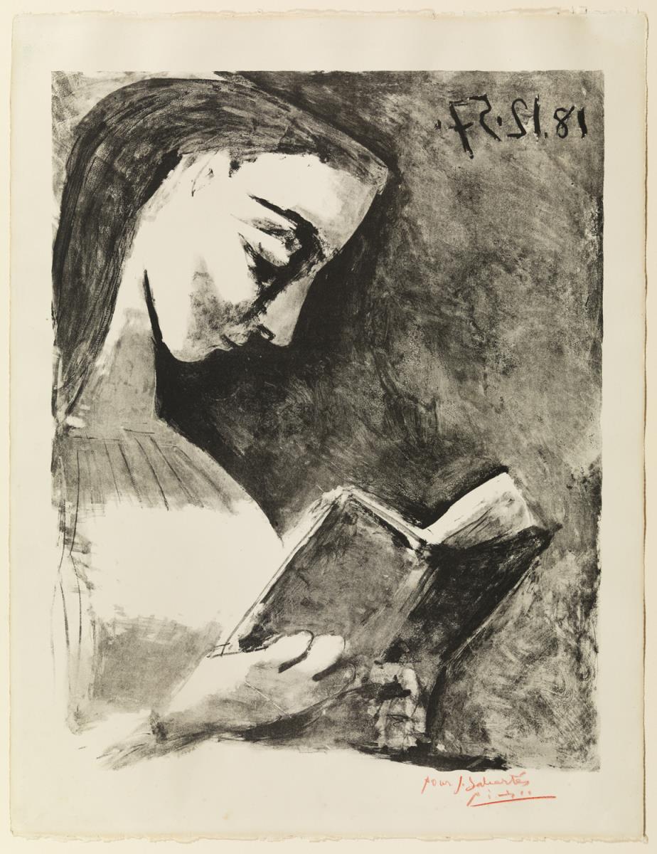 Jacqueline leyendo
