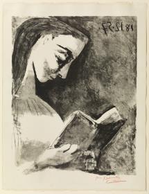 Jacqueline leyendo