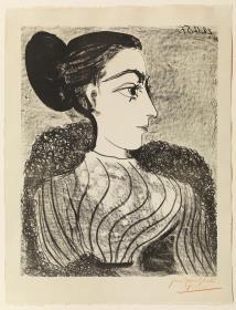 Mujer con moño