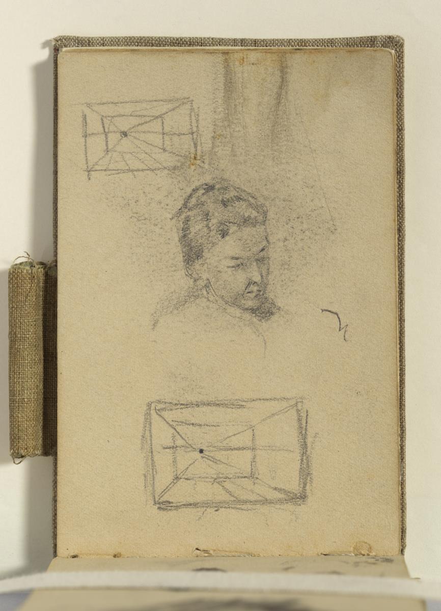 La mare de l'artista i exercicis de perspectiva cònica