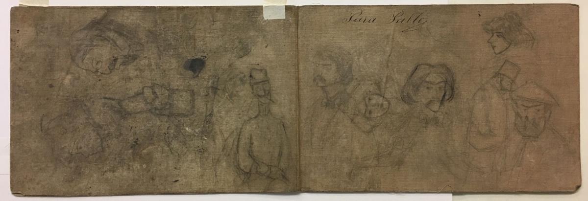 Estudios de personajes diversos