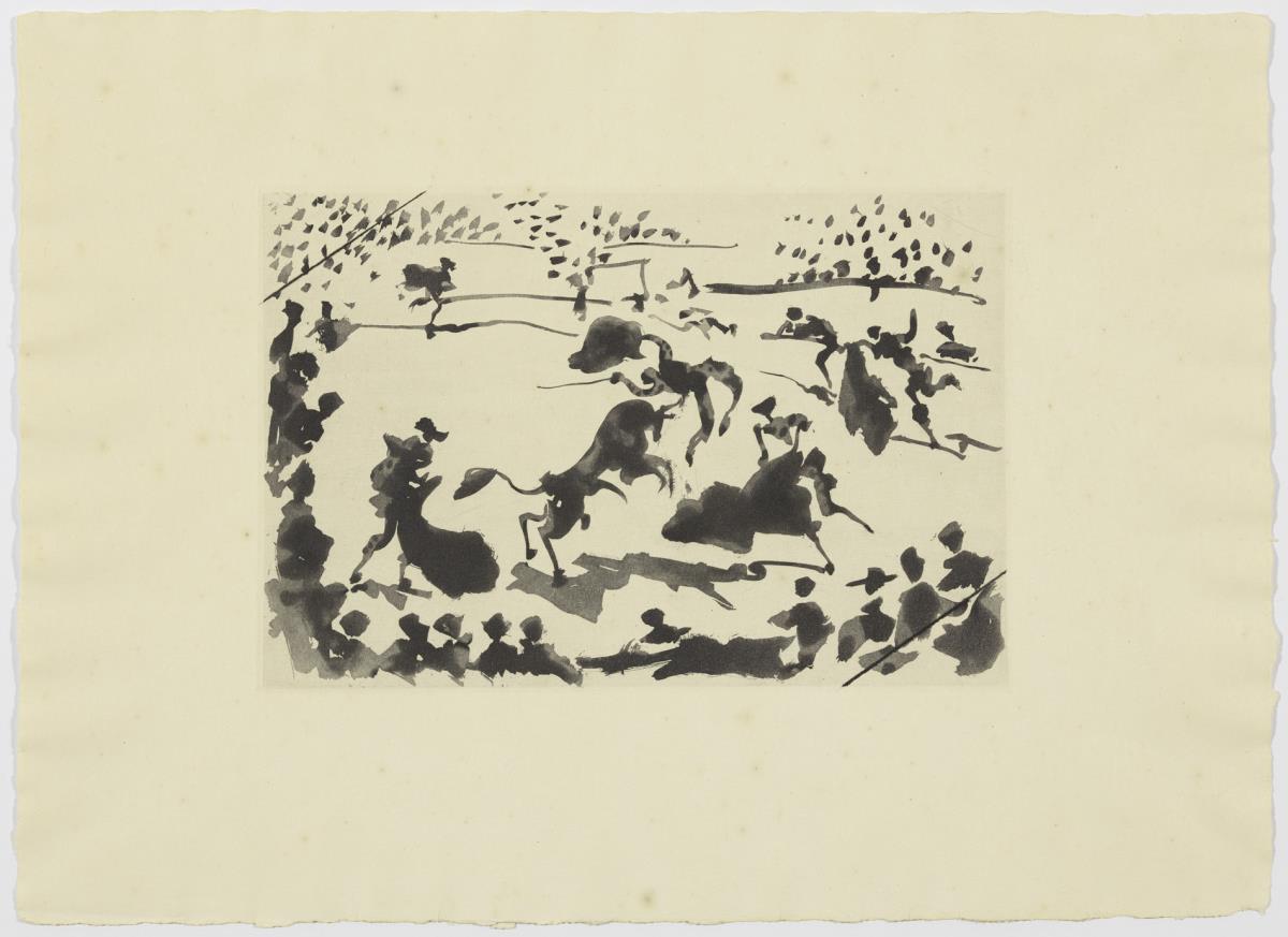 Bull Throwing the Bullfighter