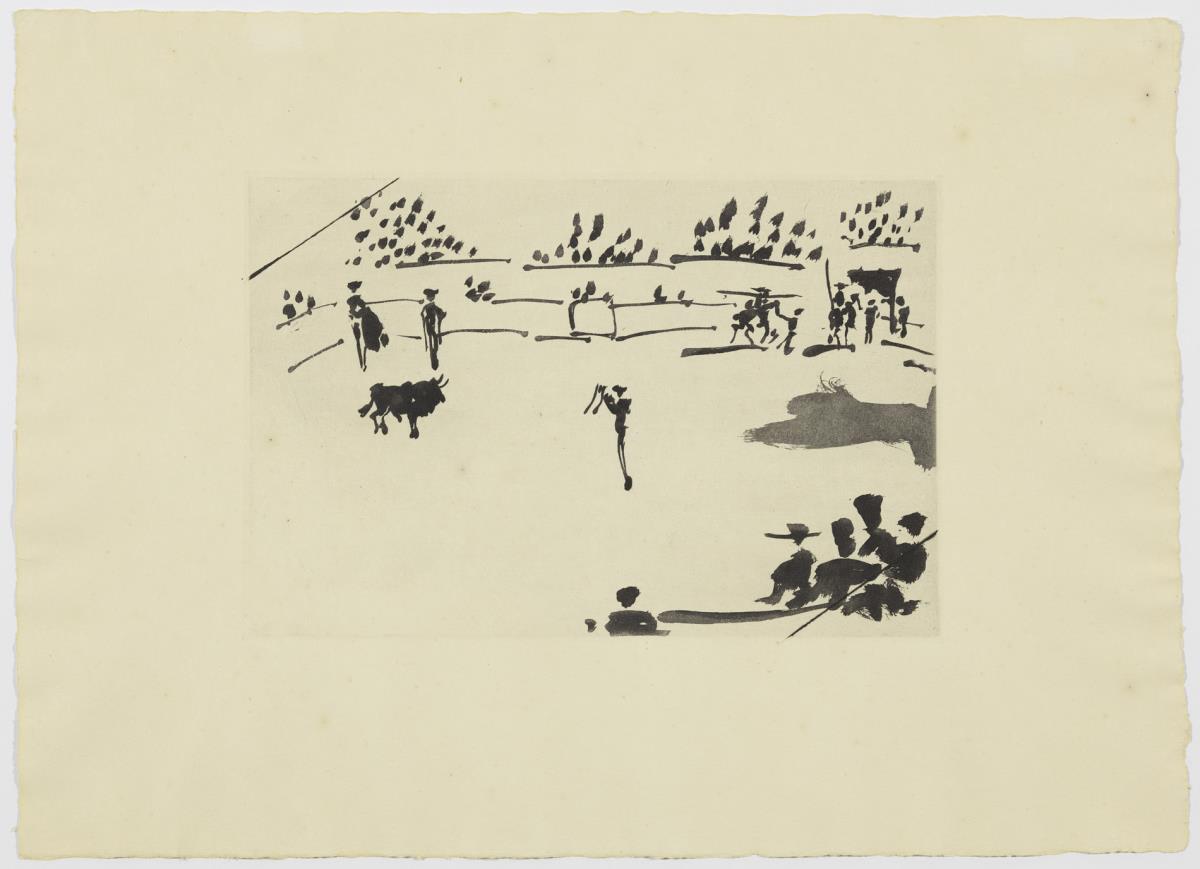 "Citando a banderillas"