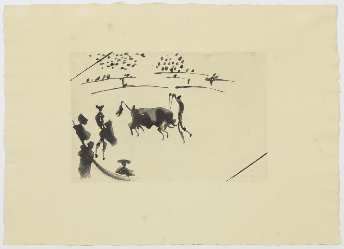 "Clavando un par de banderillas"