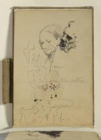 El pare de l'artista i cap de dona