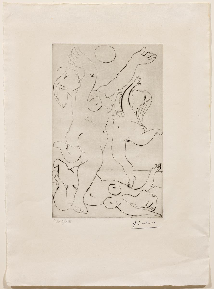 Bañistas con pelota. III