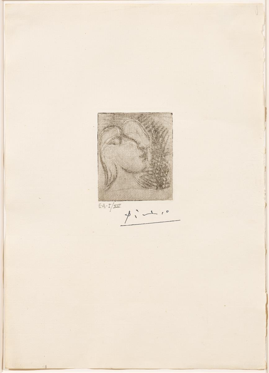 Head of Marie-Thérèse in Profile, Turned to the Right