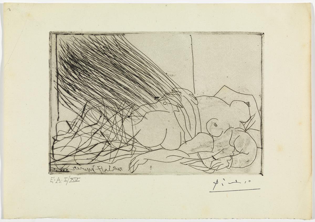 Nude Woman Asleep or Dead (Danaë?)
