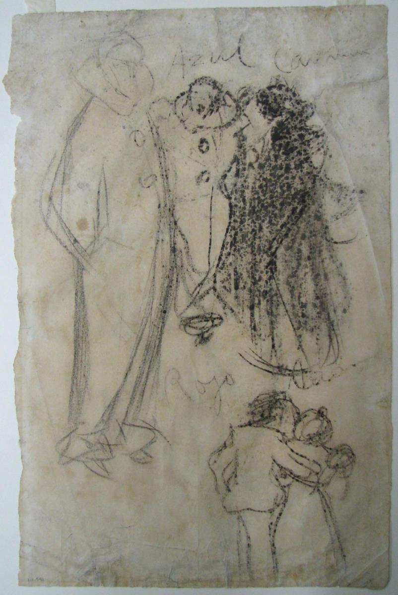 Croquis per al cartell "Carnaval 1900"
