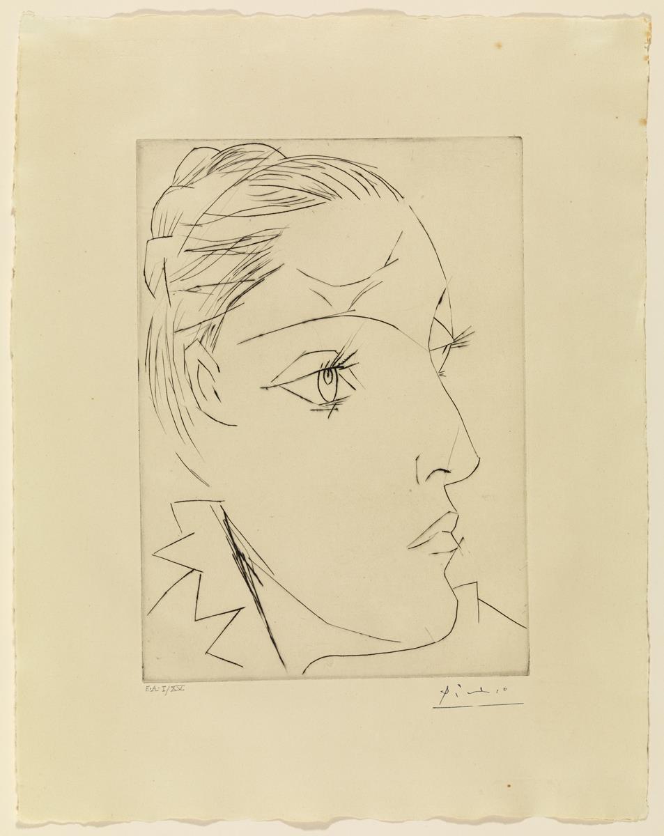 Retrato de Dora Maar con moño. II
