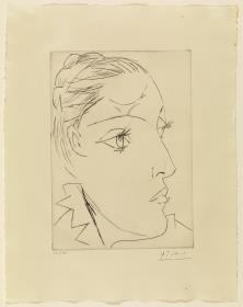 Retrato de Dora Maar con moño. II