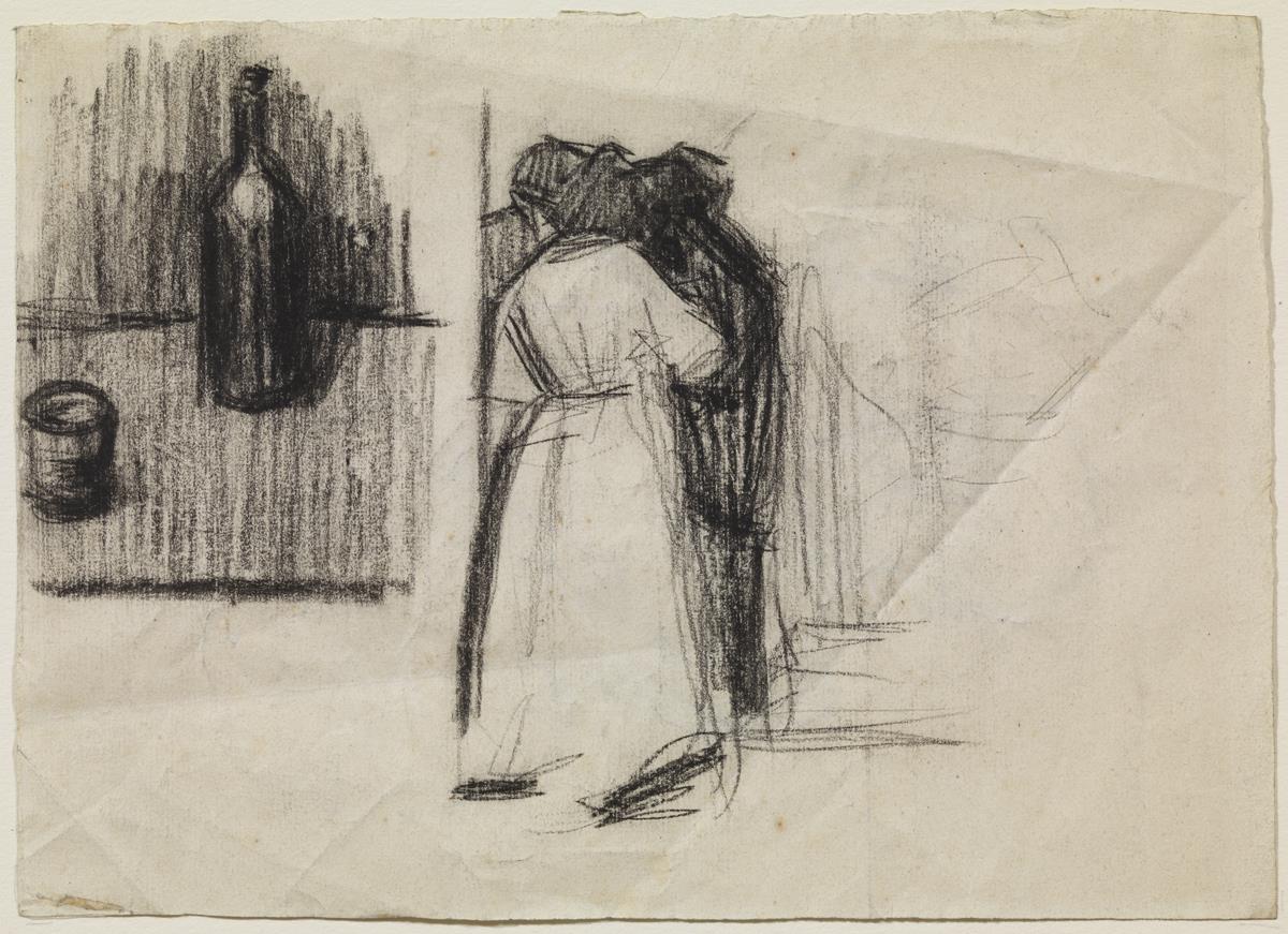 Three Figures Talking, and Still Life