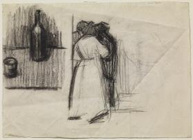 Three Figures Talking, and Still Life