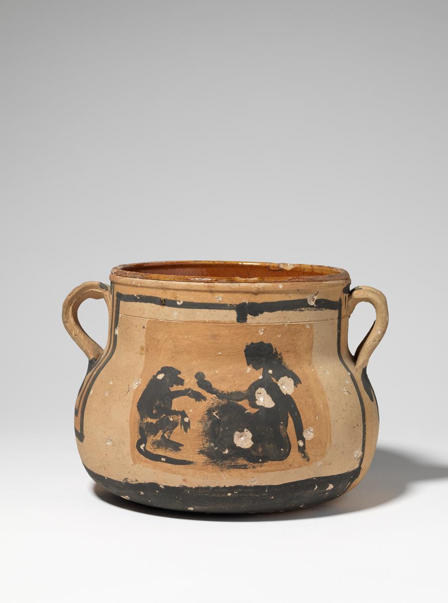 Goat and Woman with a Monkey