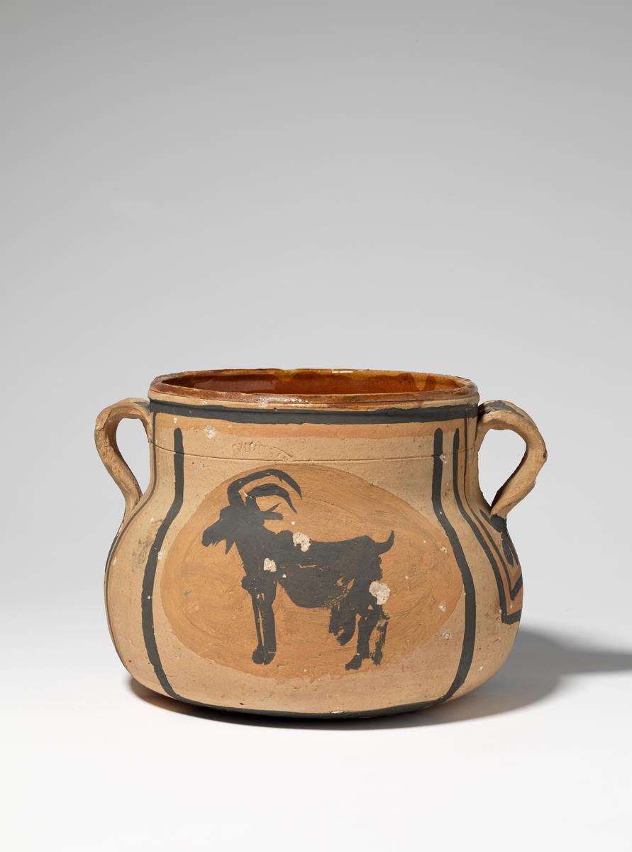 Goat and Woman with a Monkey