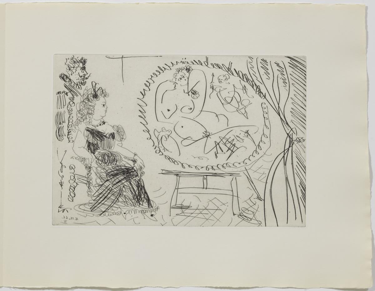 A Couple of Amateurs Looking at a Painting