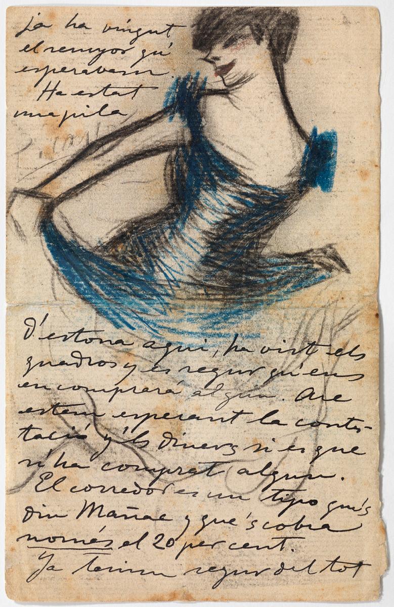 Bailarina de cancán (carta)