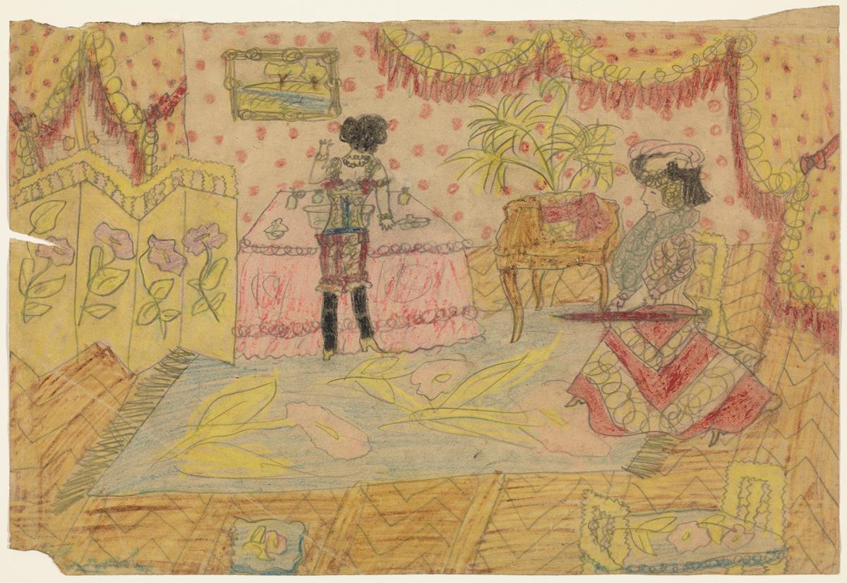 Mujeres en un salón