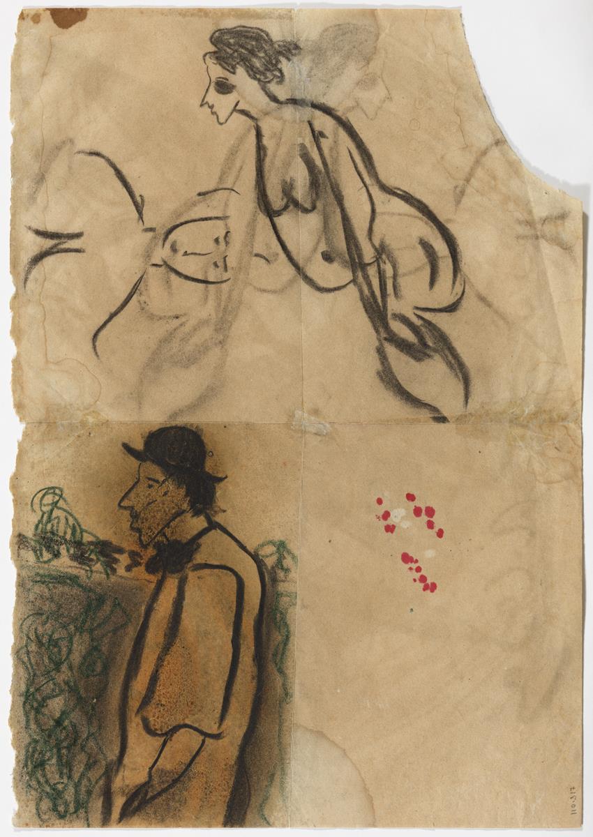 Sketches of Naked Women and Caricature of a Man in a Hat | Picasso museum  Barcelona | Official website