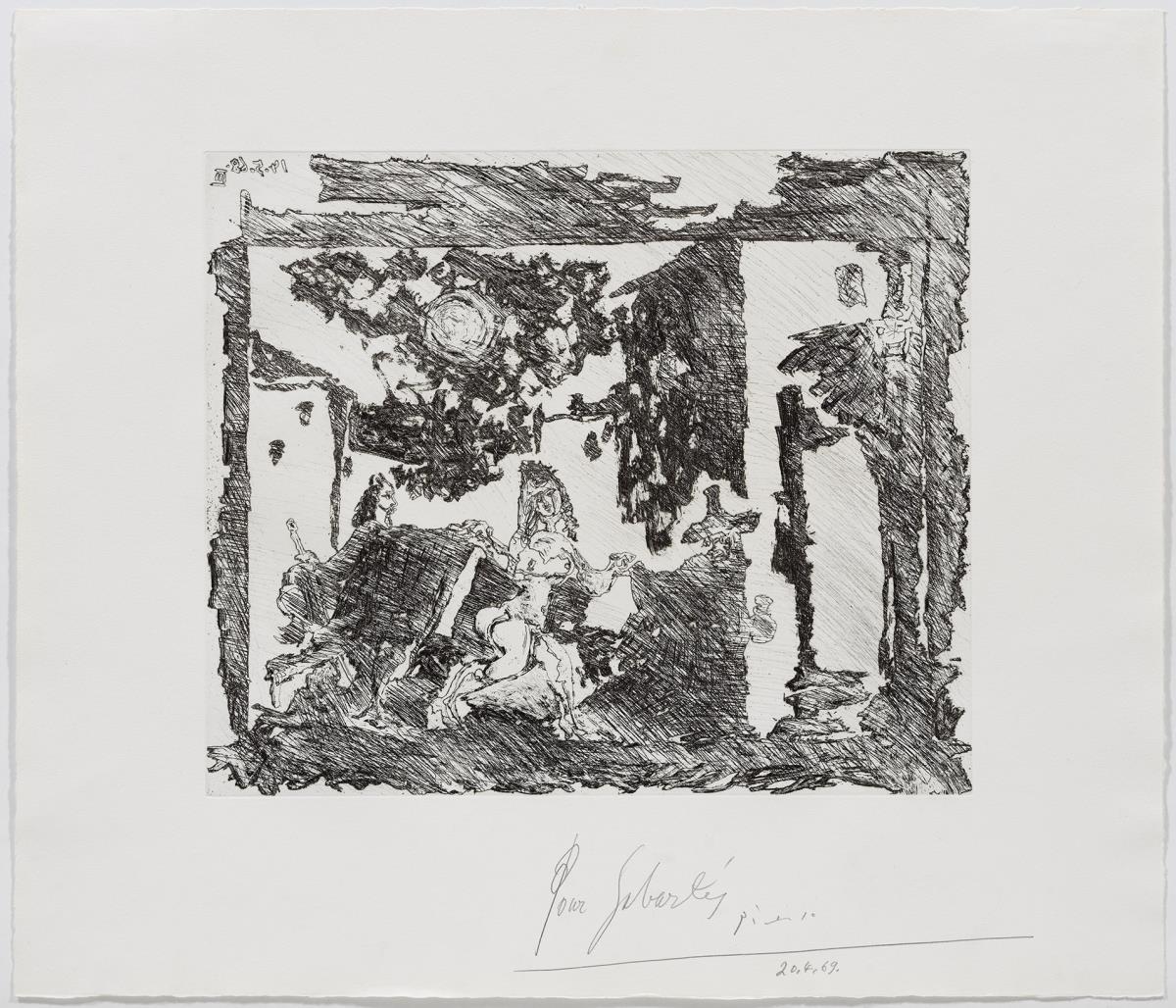 Escenificación de "La Celestina": el gentilhombre es atraído hacia la taberna