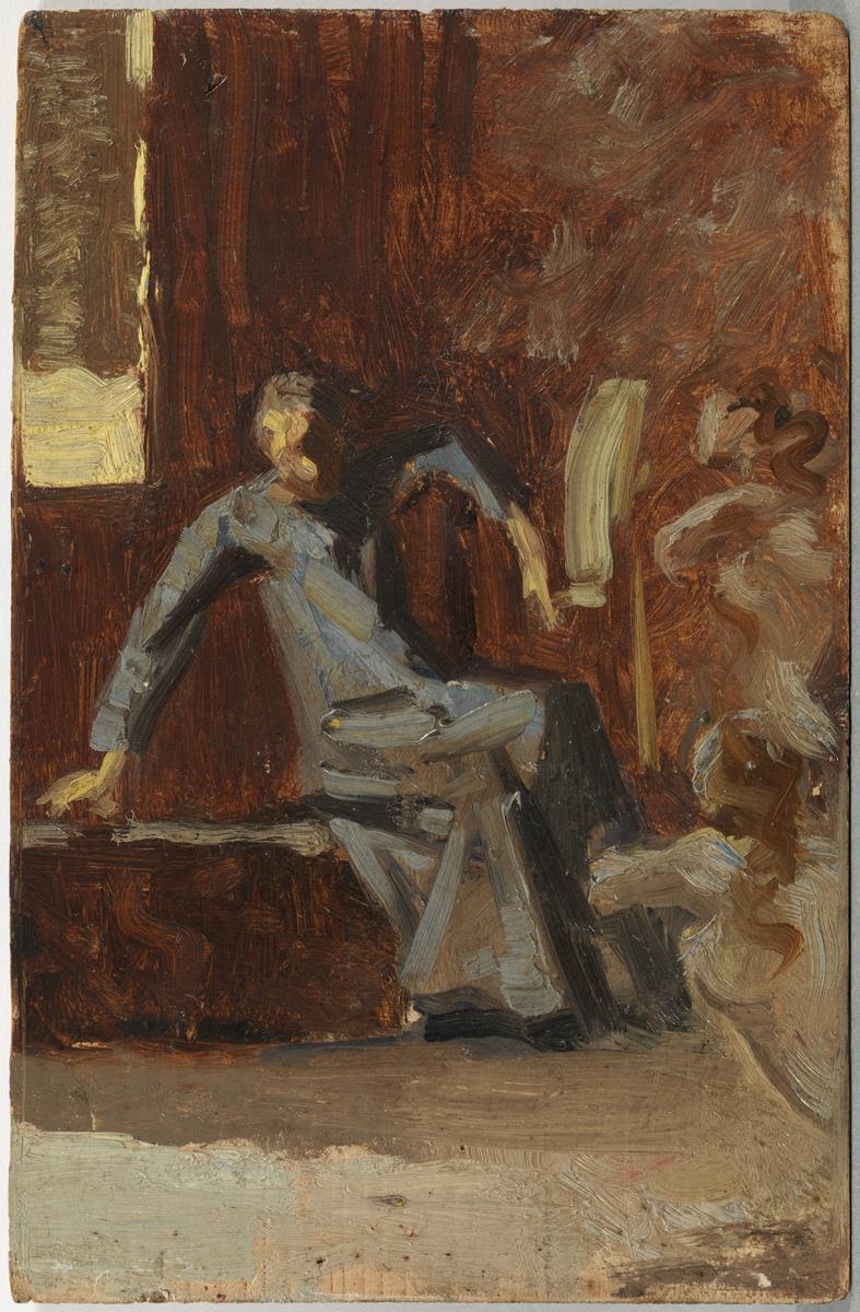 Figuras en un interior