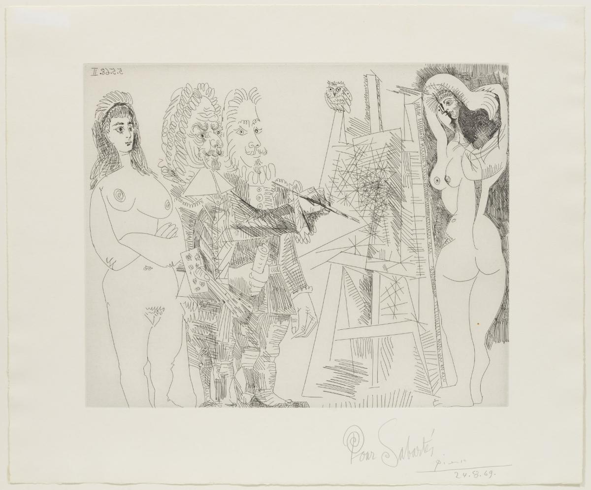 The Studio, with an Owl and an Official Envoy