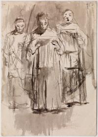Three Altar Boys Singing