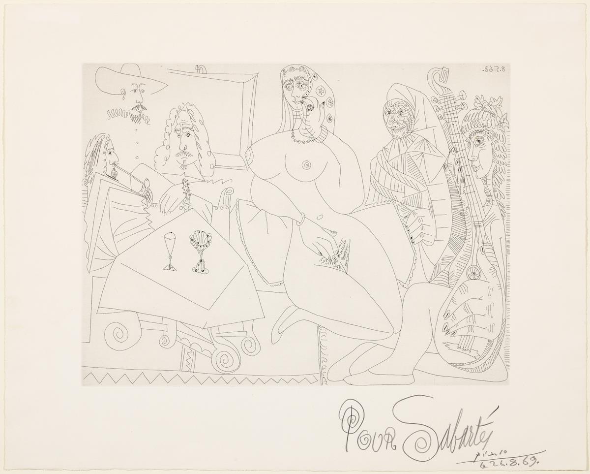 Refrigerio con música en casa de la Celestina